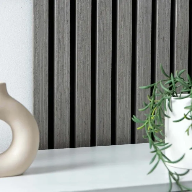 Trepanel® Ash Grey Acoustic Wood Wall Panels