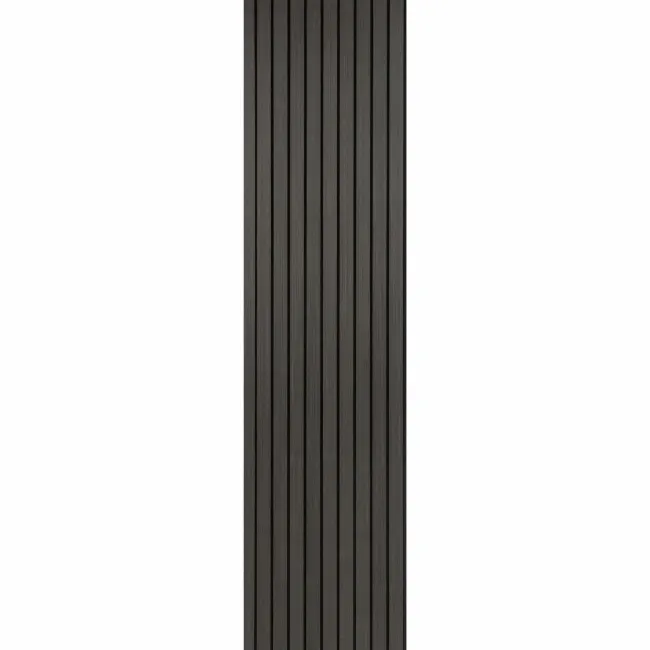 Trepanel® Noir Black Wide Slat Acoustic Wood Wall Panels