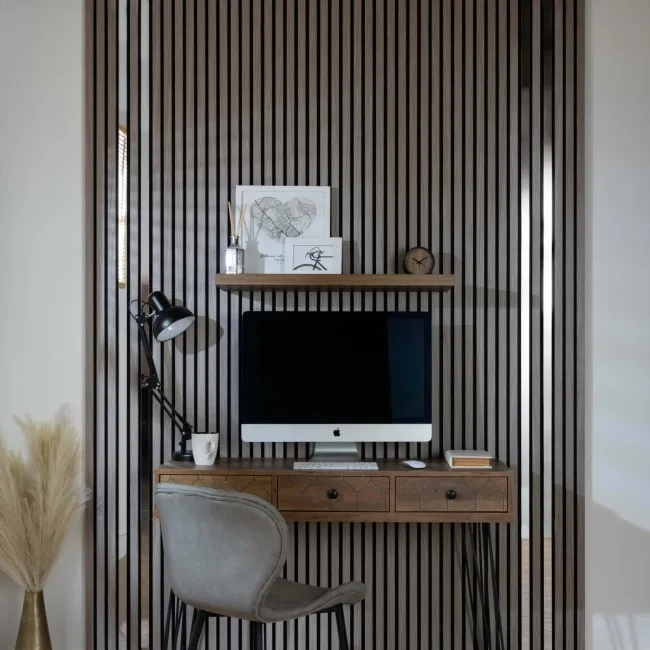 Trepanel® Stainless Steel Silver Decorative Acoustic Slat Cover