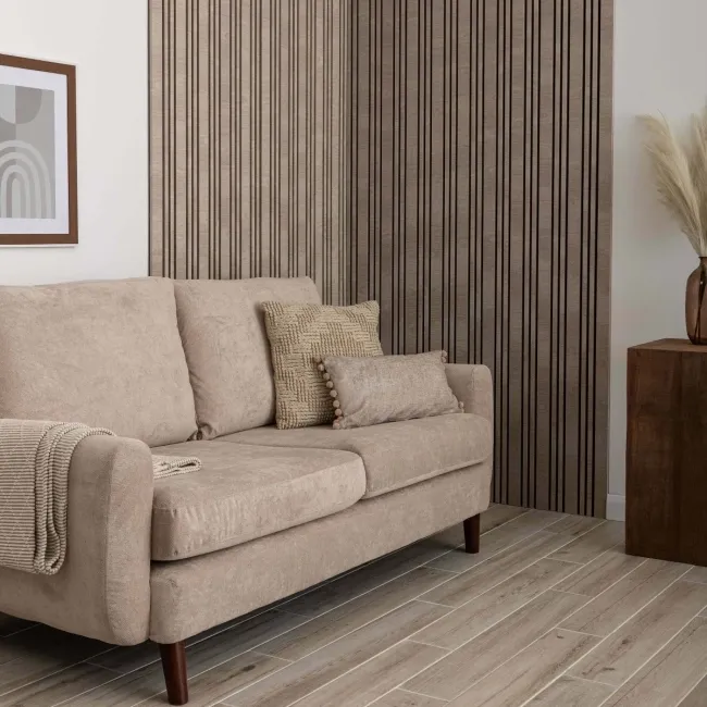 Trepanel Design® Beech Multi-Width Acoustic Wood Wall Panels