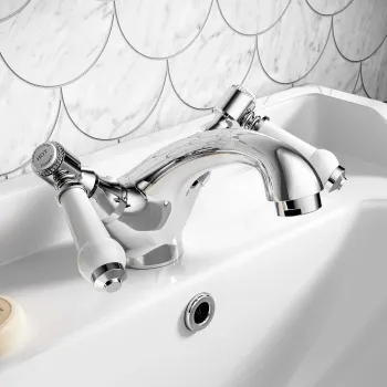 Cherwell Traditional Chrome Basin Mixer Tap