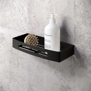 Ivy Matt Black Soap Basket