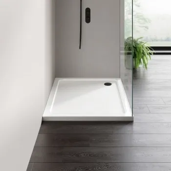 London Rectangular Stone Shower Tray 1100x900mm