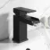 Avon Matt Black Waterfall Basin Mixer Tap