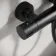Matt Black Round Thermostatic Shower