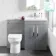 Avon Stone Grey Combination Vanity Basin and Miami Toilet 1100mm