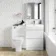 Trent Gloss White Combination Basin Drawer and Atlanta Toilet 1100mm