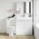 Trent Gloss White Combination Vanity Basin and Atlanta Toilet 1300mm