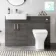 Harper Charcoal Elm Combination Vanity Basin with Marble Top & Atlanta Toilet 1200mm