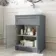 Milos Fog Grey Vanity with Troy Basin 600mm - Traditional Handles