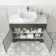 Lucia Graphite Grey Vanity with Marble Top & Curved Counter Top Basin 1030mm