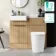 Sicily Fluted Country Oak Combination Vanity Basin with Marble Top & Utah Comfort Height Toilet 1000mm - Brushed Brass Accents