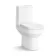 Denver Short Projection Rimless Close Coupled Toilet With Soft Close Seat