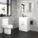 Avon Gloss White Basin Vanity 600mm and Toilet Set