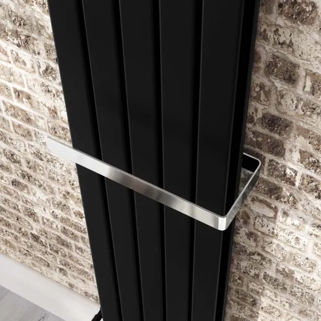 Chrome Towel Hanger 380mm for Double Flat Panel Radiator