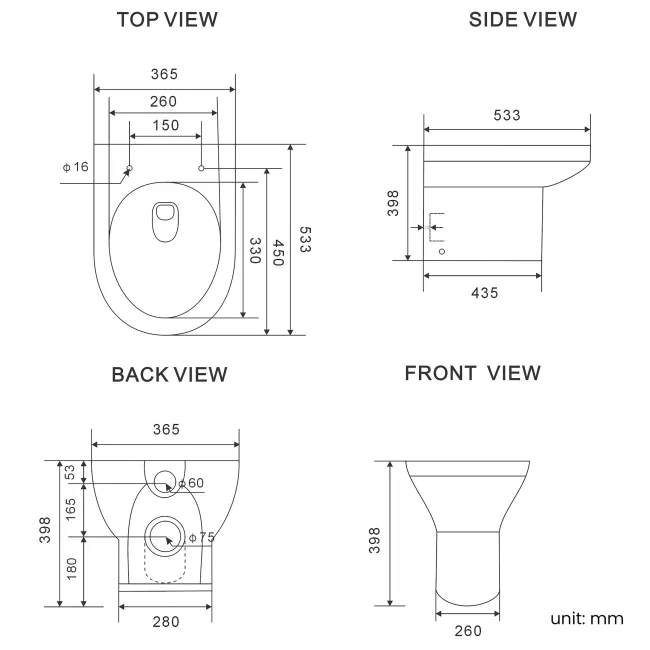 Avon Stone Grey Combination Basin Drawer and Miami Toilet 1100mm