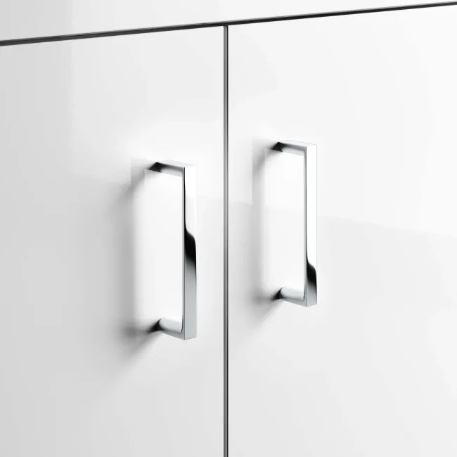 Mersey Gloss White Combination Vanity Basin and Seattle Toilet 1000mm