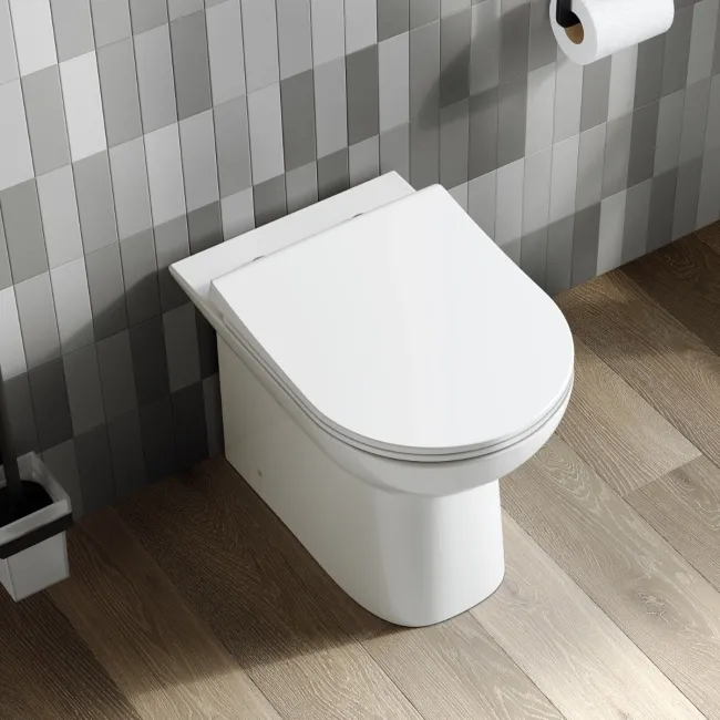 Aruba Rimless Back To Wall Toilet With Slim Soft Close Seat