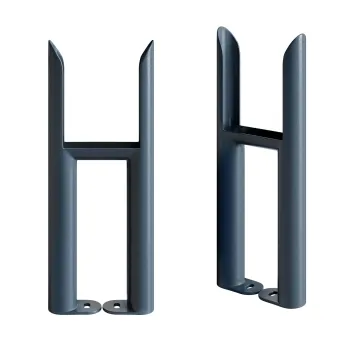 Inky Blue Traditional 3 Column Radiator Feet
