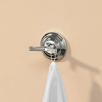 Eleanor Traditional Chrome double Robe Hook