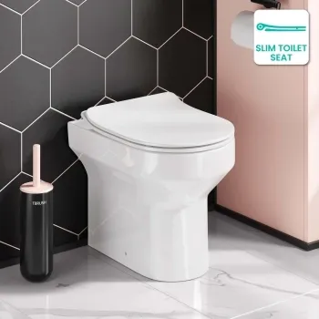 Denver Back To Wall Toilet With Soft Close Slim Seat