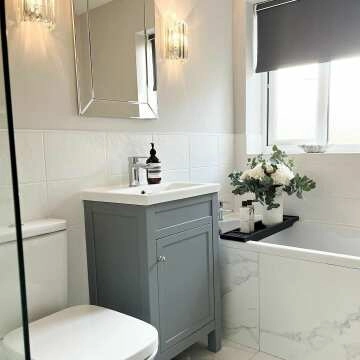 Bermuda Dove Grey Basin Vanity 500mm