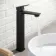 Mersey Matt Black High Rise Basin Mixer Tap