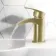 Spey Brushed Brass Cloakroom Basin Mixer Tap