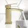 Brora Brushed Brass Cloakroom Basin Mixer Tap