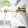 Tamar Brushed Brass Wall Mounted Basin Mixer Tap