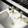 Nairn Traditional Brushed Brass Hot & Cold Basin Taps