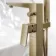 Soar Brushed Brass Freestanding Bath Shower Mixer Tap