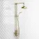 Shannon Brushed Brass Traditional Thermostatic Shower Set with Hand Shower