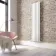 Faro White Double Flat Panel Vertical Radiator 1800x420mm