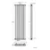 Athens Anthracite Triple Column Vertical Traditional Radiator 1800x560mm