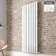 Faro White Double Flat Panel Vertical Radiator 1800x630mm