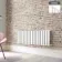 Faro White Single Flat Panel Horizontal Radiator 450x1190mm
