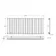 Faro White Single Flat Panel Horizontal Radiator 600x1400mm