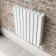Faro White Double Flat Panel Horizontal Radiator 600x560mm