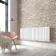 Faro White Double Flat Panel Horizontal Radiator 600x1610mm