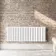 Faro White Double Flat Panel Horizontal Radiator 600x1610mm