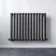 Marbella Anthracite Single Oval Panel Radiator 600x780mm