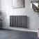 Marbella Anthracite Single Oval Panel Radiator 600x1020mm