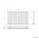 Marbella Anthracite Single Oval Panel Radiator 600x1020mm