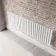 Faro White Single Flat Panel Horizontal Radiator 600x1820mm