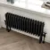 Athens Matt Black Triple Column Horizontal Traditional Radiator 300x785mm