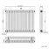 Athens Antique Gold Double Column Horizontal Traditional Radiator 600x785mm