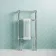 Gibraltar Slimline Small White Traditional Heated Towel Radiator (Flat Top Rail)