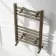 Barcelona Antique Gold Straight Heated Towel Rail 650x400mm