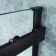 Oslo Matt Black Premium Easy Clean 8mm Sliding Shower Door 1400mm